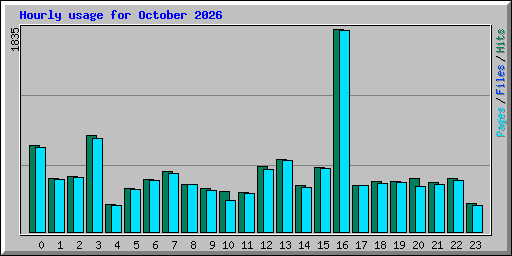 Hourly usage for October 2026